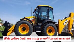 JCB: జేసీబీ ఫుల్‌ఫాం ఏంటి? 99 శాతం మందికి అస్సలూ తెలియదు
