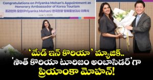 Priyanka Mohan : ‘మేడ్ ఇన్ కొరియా’ మ్యాజిక్.. 'సౌత్ కొరియా టూరిజం అంబాసిడర్‌'గా ప్రియాంకా మోహన్!