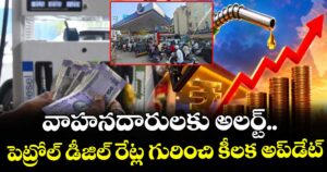వాహనదారులకు అలర్ట్.. పెట్రోల్ డీజిల్ రేట్ల గురించి కీలక అప్‌డేట్