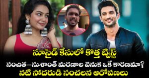 సూసైడ్ కేసులో కొత్త ట్విస్ట్: సంచిత-సుశాంత్ మరణాల వెనుక ఒకే కారణమా? నటి సోదరుడి సంచలన ఆరోపణలు