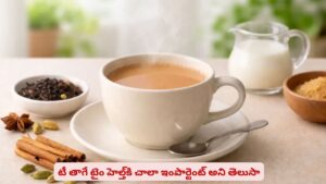 ప్రతి రోజూ టీ తాగే అలవాటుందా? మీ హెల్త్‌ని డిసైడ్ చేసేది ఏంటో తెలుసా