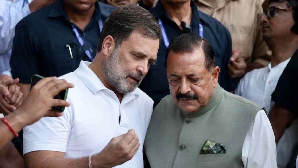 Delhi: ప్రధాని నివాసం ముందు కాంగ్రెస్ ధర్నా.. రాహుల్ గాంధీతో కేంద్రమంత్రి చర్చలు..