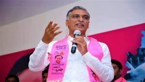 Congress vs BRS: తెలంగాణ భవన్‌ దగ్గర ఉద్రిక్తత.. హరీశ్‌ రావును అడ్డుకున్న పోలీసులు!
