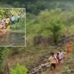 Polavaram Agency: ఏజెన్సీలో ఇంకా డోలీ మోతలే.. 4 కొండలు దాటి బాలికను మోసుకెళ్లిన గిరిజనులు