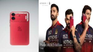RCB అభిమానులకు నథింగ్ సర్‌ప్రైజ్.. జూలై 7న Nothing Phone (4b) RCB Edition విడుదల