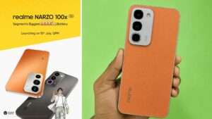 8000mAh భారీ బ్యాటరీ, 120Hz డిస్‌ప్లేతో Realme NARZO 100x 5G జూలై 15న లాంచ్.!