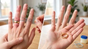 Ring Removal Tips: మీ ఉంగరం వేలికి ఇరుక్కుపోయిందా..? సింపుల్‌గా తీసే చిట్కాలు ఇవే..