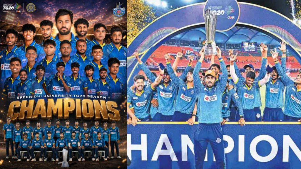 TG20 తొలి ఛాంపియన్‌గా ‘హైదరాబాద్ ఈ ఛాంపియన్స్’.. ఖమ్మం ఏసెస్‌పై 6 వికెట్లతో ఘన విజయం.!