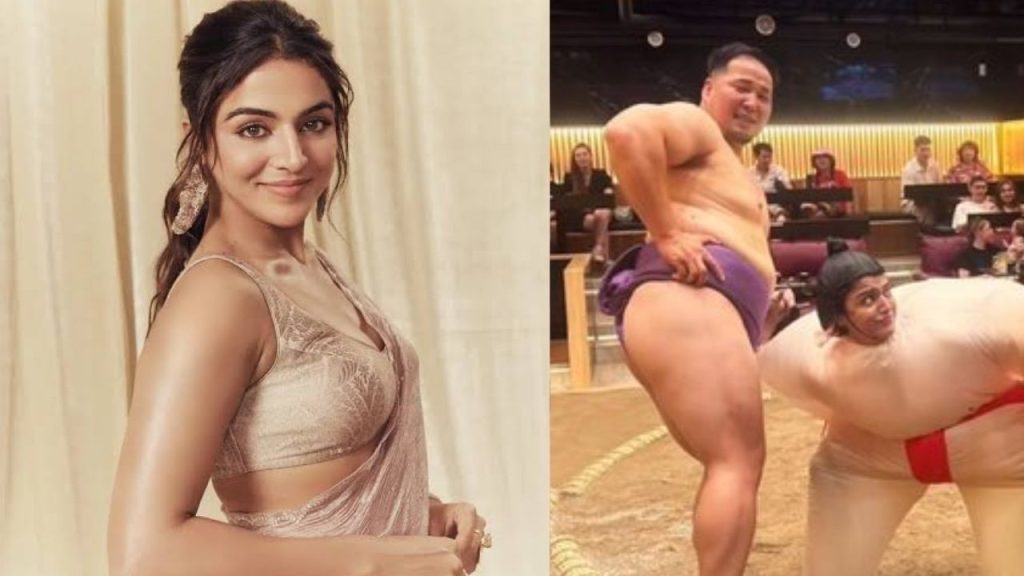 Wamiqa Gabbi: సుమో రెజ్లర్‌ను బురిడీ కొట్టించి గెలిచిన వామికా గబ్బి.. వైరల్ అవుతున్న జపాన్ వీడియో!
