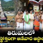 తిరుమలలో శాస్త్రోక్తంగా ఆణివార ఆస్థానం...