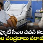 ఏపీ డిప్యూటీ సీఎం పవన్ కల్యాణ్ కు సీఎం చంద్రబాబు పరామర్శ