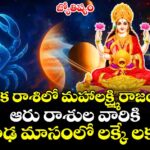 జ్యోతిష్యం:  కర్కాటక రాశిలో మహాలక్ష్మి రాజయోగం.. ఆరు రాశుల వారికి  ఆషాఢ మాసంలో లక్కే లక్కు..!