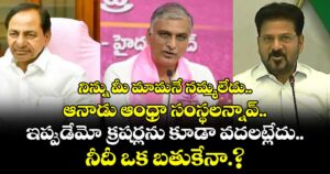 నిన్ను మీ మామనే నమ్మలేదు.. ఆనాడు ఆంధ్రా సంస్థలన్నావ్..ఇప్పుడేమో క్రషర్లను కూడా వదలట్లేదు.. నీదీ ఒక బతుకేనా.? : సీఎం రేవంత్