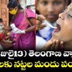 ఇవాళ(జులై13) తెలంగాణ వ్యాప్తంగా.. పిల్లలకు నట్టల మందు పంపిణీ  