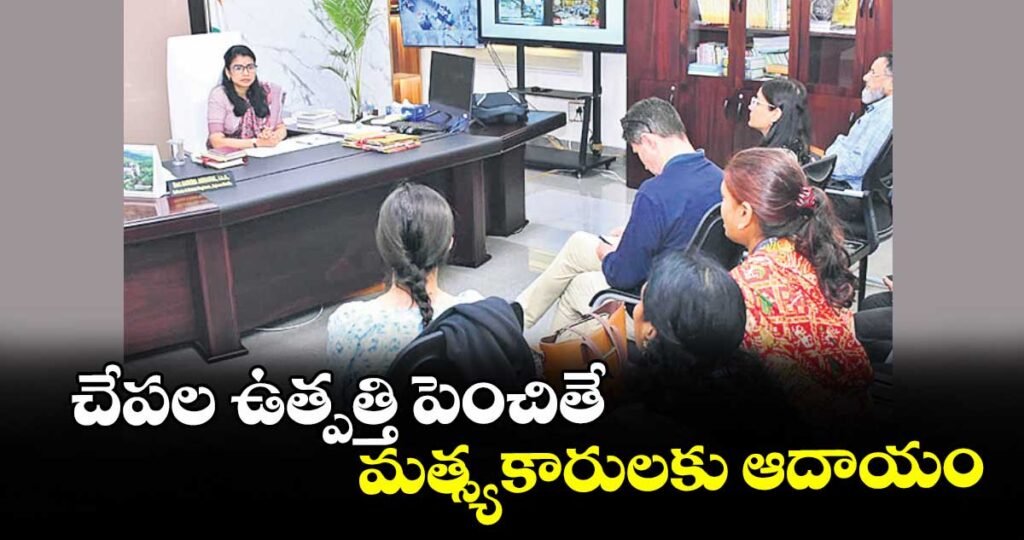 చేపల ఉత్పత్తి పెంచితే మత్స్యకారులకు ఆదాయం : రాజన్న సిరిసిల్ల కలెక్టర్ గరిమా అగ్రవాల్