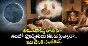 అమావాస్య రోజున కలలో పూర్వీకులు కనిపిస్తున్నారా.. ఇది దేనికి సంకేతం..
