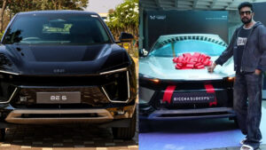 Mahindra EV: ఫుల్ ఛార్జ్‌పై 683 KM రేంజ్.. సూపర్ లుక్స్..స్టార్ హీరో గ్యారేజ్‌లోకి కొత్త మహీంద్రా!