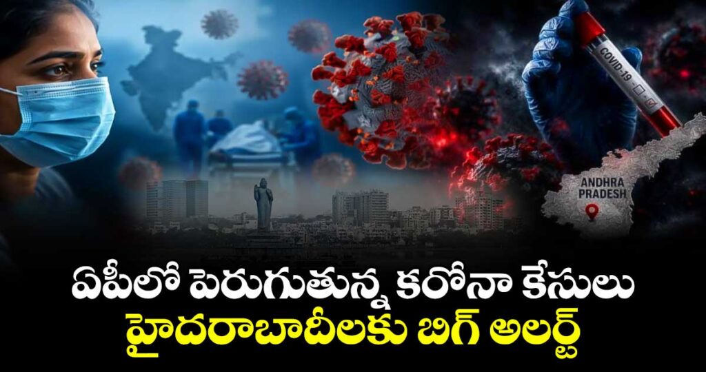 ఏపీలో పెరుగుతున్న కరోనా కేసులు: హైదరాబాదీలకు బిగ్ అలర్ట్