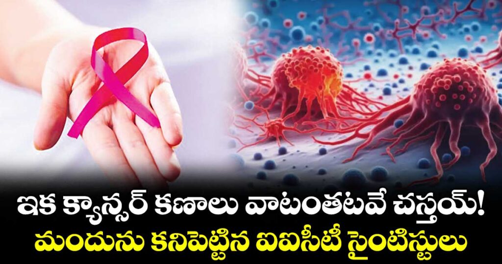 ఇక క్యాన్సర్ కణాలు వాటంతటవే చస్తయ్! మందును కనిపెట్టిన ఐఐసీటీ సైంటిస్టులు