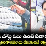 రెండు చోట్ల ఓటు ఉంటే ఏడాది జైలు.. ఉద్దేశపూర్వకంగా నమోదు చేసుకుంటే శిక్షతోపాటు ఫైన్: సీఈవో సుదర్శన్‌‌రెడ్డి