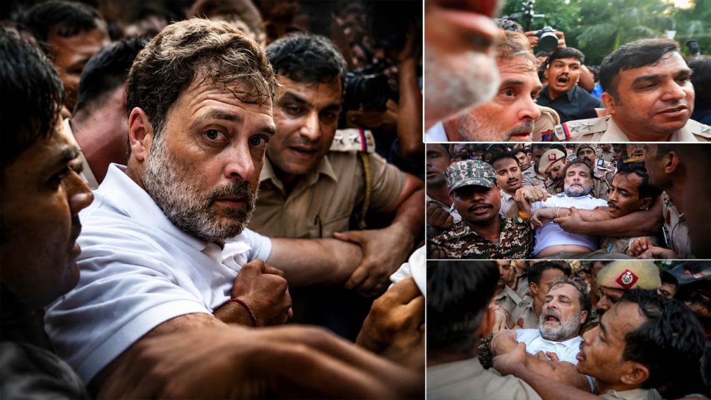 Rahul Gandhi: రక్తం ఓడుతున్న ముఖం, ఊడిపోయిన షూ.. ప్రధాని ఇంటి ముట్టడితో మారిన రాహుల్ గాంధీ పొలిటికల్ మార్క్!