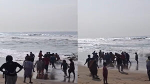 RK Beach: సరదాగా వైజాగ్ వెళ్లిన జగిత్యాల కుటుంబం.. ఆర్కే బీచ్‌లో తృటిలో తప్పిన ఘోర ప్రమాదం!