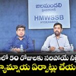 సింగూరులో 50 రోజులకు సరిపోయే నీళ్లే ఉన్నయ్.. ప్రత్యామ్నాయ ఏర్పాట్లు చేయండి