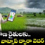 తెలంగాణ రైతులకు.. వాట్సాప్ ద్వారా వెదర్ రిపోర్ట్: కేంద్రం