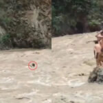 Viral Video: ఉప్పొంగుతున్న నదిలోకి దూకిన యువకులు.. చూస్తేనే గుండె ఆగిపోతుంది!
